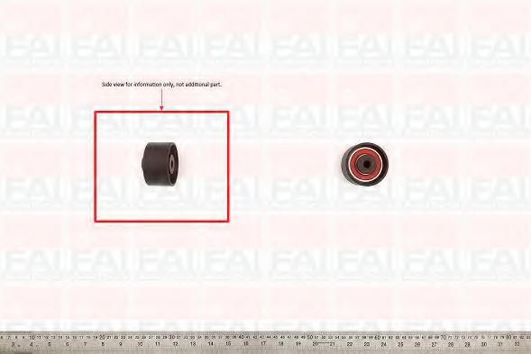 T3011 FAI+AUTOPARTS Belt Drive Deflection/Guide Pulley, timing belt