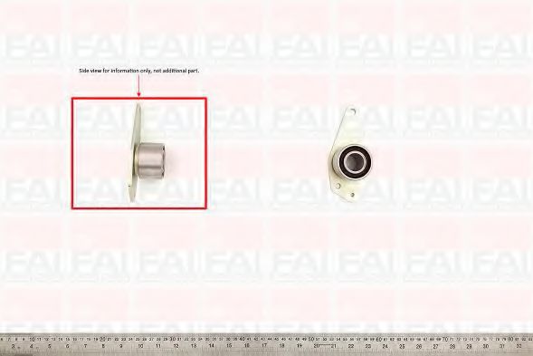 T5486 FAI+AUTOPARTS Deflection/Guide Pulley, timing belt