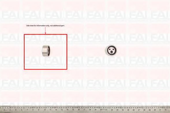 T6085 FAI+AUTOPARTS Tensioner Pulley, timing belt