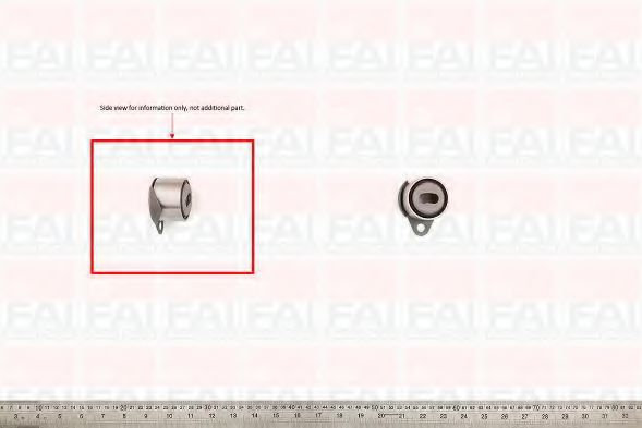 T6440 FAI+AUTOPARTS Tensioner Pulley, timing belt
