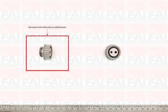 T7611 FAI+AUTOPARTS Tensioner Pulley, timing belt