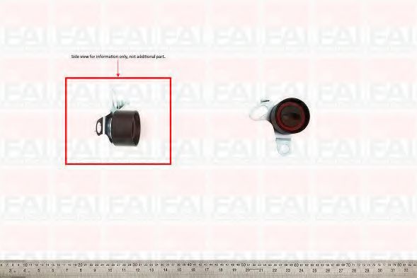 T9252 FAI+AUTOPARTS Tensioner Pulley, timing belt