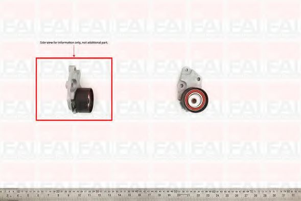 T9266 FAI+AUTOPARTS Tensioner Pulley, timing belt