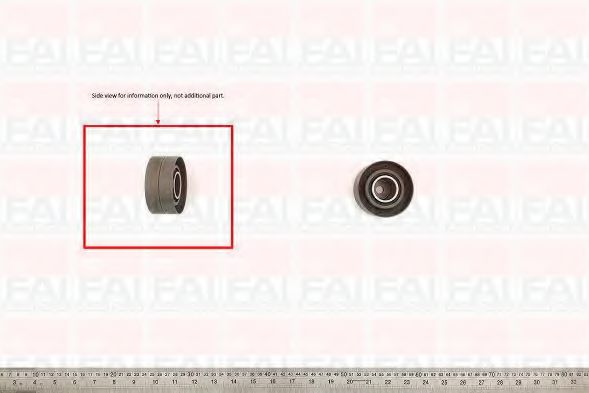 T9273 FAI+AUTOPARTS Belt Drive Deflection/Guide Pulley, timing belt