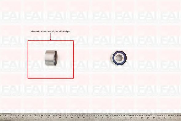 T9278 FAI+AUTOPARTS Tensioner Pulley, timing belt