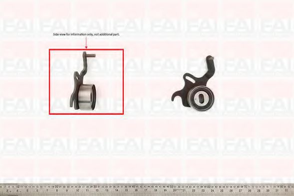 T9284 FAI+AUTOPARTS Tensioner Pulley, timing belt