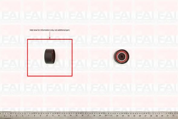 T9286 FAI+AUTOPARTS Belt Drive Deflection/Guide Pulley, timing belt