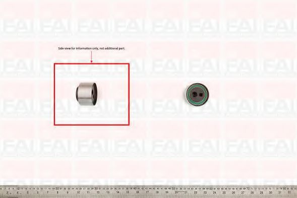 T9287 FAI+AUTOPARTS Tensioner Pulley, timing belt