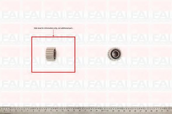 T9294 FAI+AUTOPARTS Belt Drive Deflection/Guide Pulley, timing belt