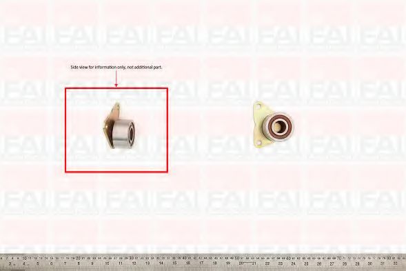 T9303 FAI+AUTOPARTS Belt Drive Deflection/Guide Pulley, timing belt