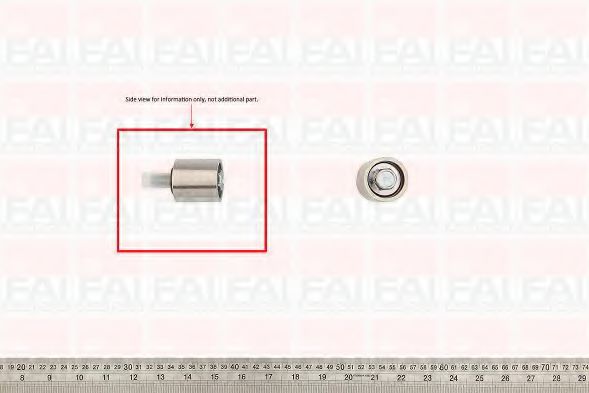 T9311 FAI+AUTOPARTS Deflection/Guide Pulley, timing belt