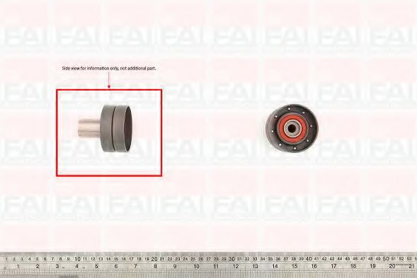 T9324 FAI+AUTOPARTS Deflection/Guide Pulley, timing belt