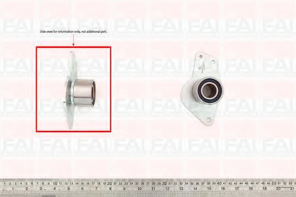 T9334 FAI+AUTOPARTS Deflection/Guide Pulley, timing belt