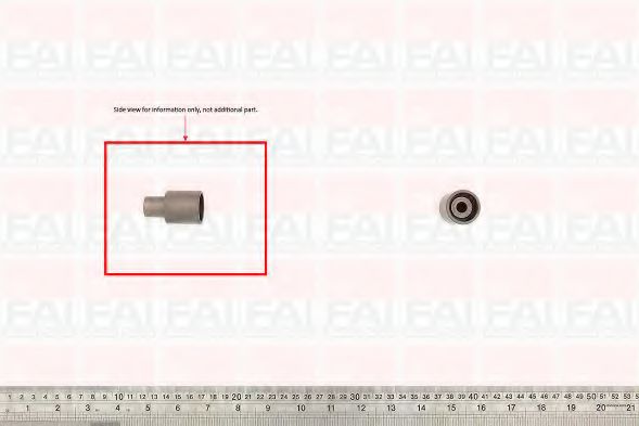 T9343 FAI+AUTOPARTS Deflection/Guide Pulley, timing belt