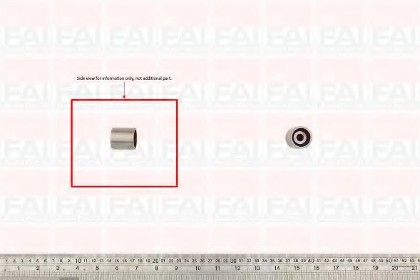 T9344 FAI+AUTOPARTS Deflection/Guide Pulley, timing belt