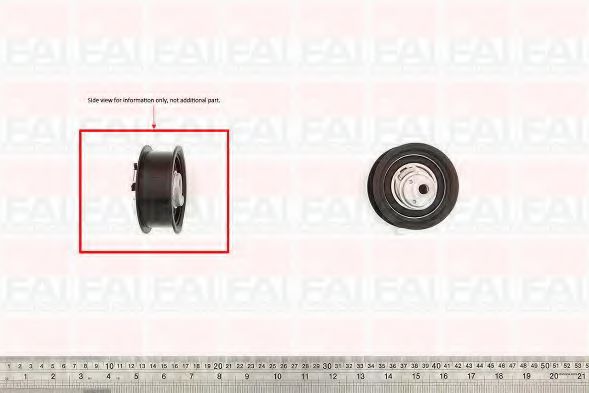 T9346 FAI+AUTOPARTS Tensioner Pulley, timing belt