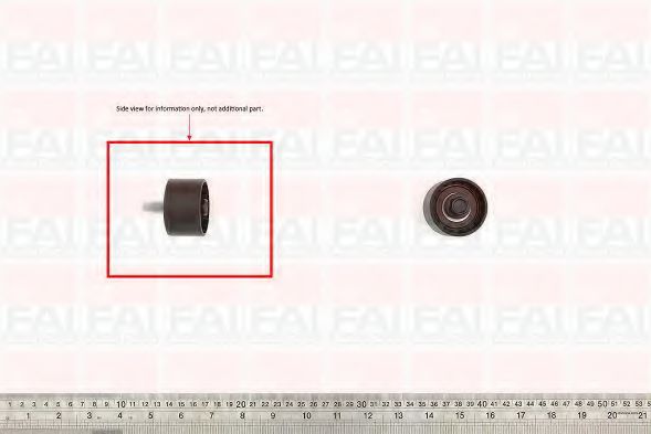 T9349 FAI+AUTOPARTS Deflection/Guide Pulley, timing belt