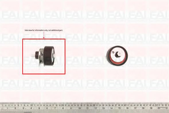 T9356 FAI+AUTOPARTS Tensioner Pulley, timing belt