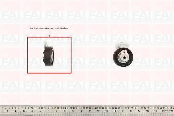 T9357 FAI+AUTOPARTS Tensioner Pulley, timing belt