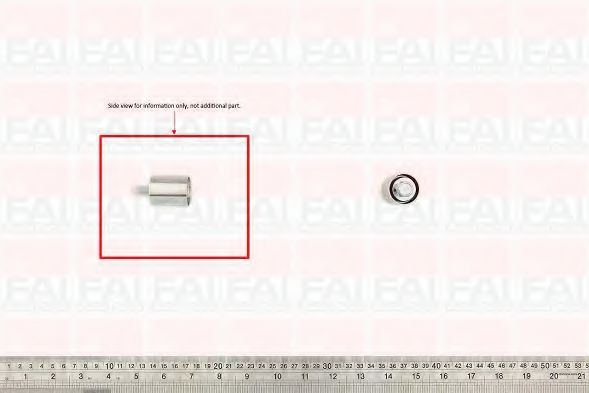 T9362 FAI+AUTOPARTS Deflection/Guide Pulley, timing belt