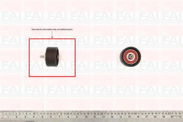 T9377 FAI+AUTOPARTS Deflection/Guide Pulley, timing belt