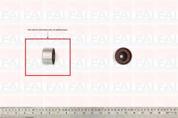 T9380 FAI+AUTOPARTS Deflection/Guide Pulley, timing belt