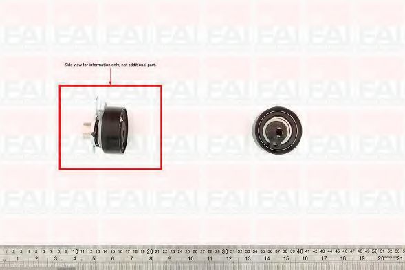 T9398 FAI+AUTOPARTS Tensioner Pulley, timing belt