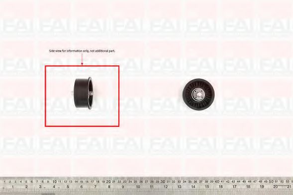 T9401 FAI+AUTOPARTS Deflection/Guide Pulley, timing belt