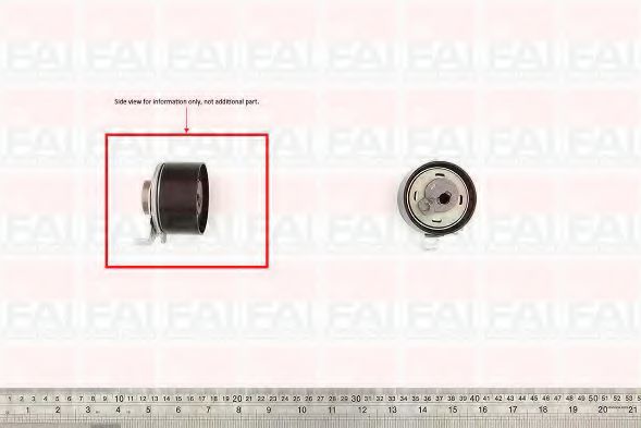 T9407 FAI+AUTOPARTS Tensioner Pulley, timing belt