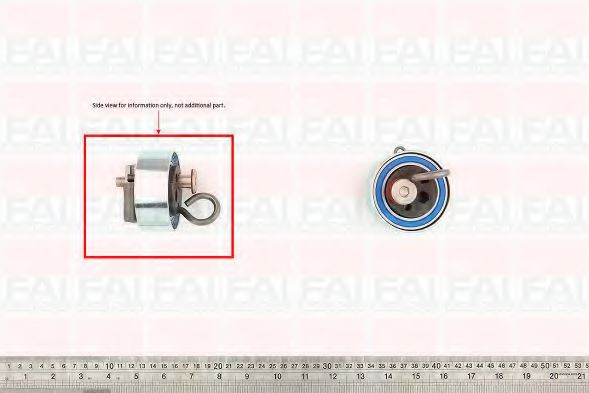 T9408 FAI+AUTOPARTS Tensioner Pulley, timing belt
