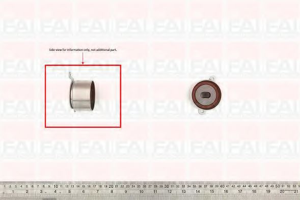 T9417 FAI+AUTOPARTS Tensioner Pulley, timing belt