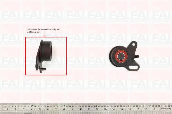 T9435 FAI+AUTOPARTS Tensioner Pulley, timing belt