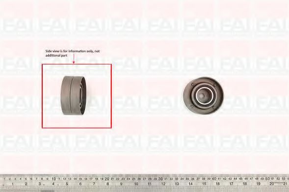 T9461 FAI+AUTOPARTS Belt Drive Deflection/Guide Pulley, timing belt