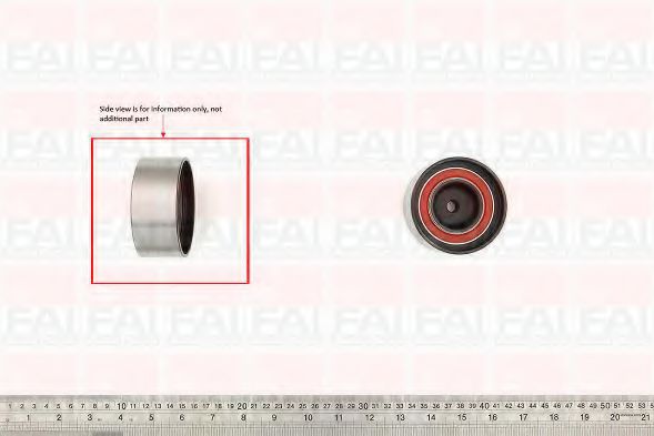 T9464 FAI+AUTOPARTS Belt Drive Deflection/Guide Pulley, timing belt