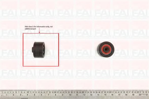 T9480 FAI+AUTOPARTS Belt Drive Deflection/Guide Pulley, timing belt