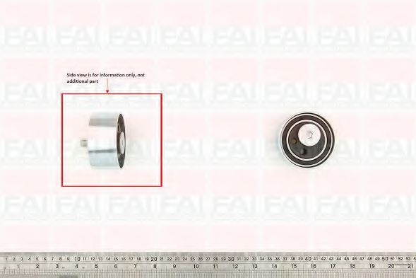 T9496 FAI+AUTOPARTS Tensioner Pulley, timing belt