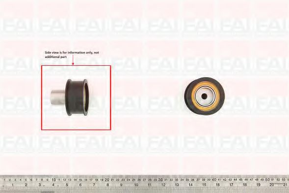 T9507 FAI+AUTOPARTS Deflection/Guide Pulley, timing belt