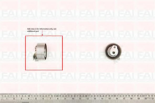 T9514 FAI+AUTOPARTS Tensioner Pulley, timing belt