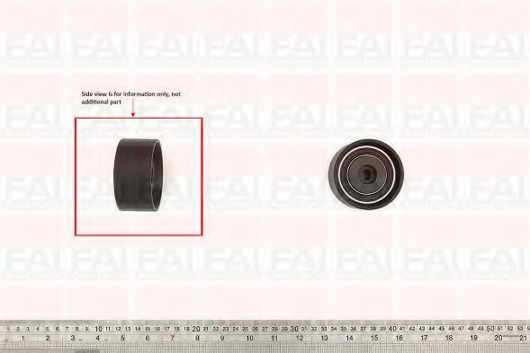 T9519 FAI+AUTOPARTS Deflection/Guide Pulley, timing belt