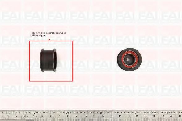 T9521 FAI+AUTOPARTS Deflection/Guide Pulley, timing belt