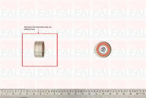 T9527 FAI+AUTOPARTS Deflection/Guide Pulley, timing belt