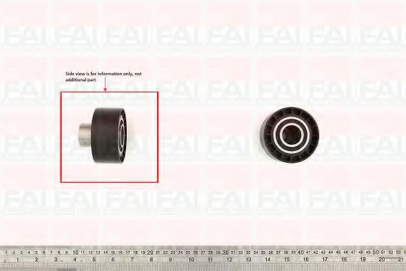 T9556 FAI+AUTOPARTS Deflection/Guide Pulley, timing belt