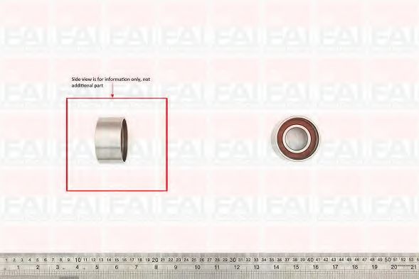 T9557 FAI+AUTOPARTS Tensioner Pulley, timing belt