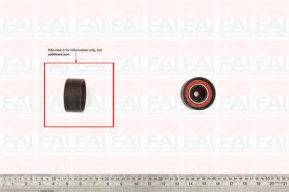 T9568 FAI+AUTOPARTS Deflection/Guide Pulley, timing belt