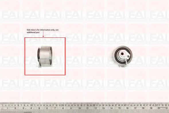 T9573 FAI+AUTOPARTS Tensioner Pulley, timing belt