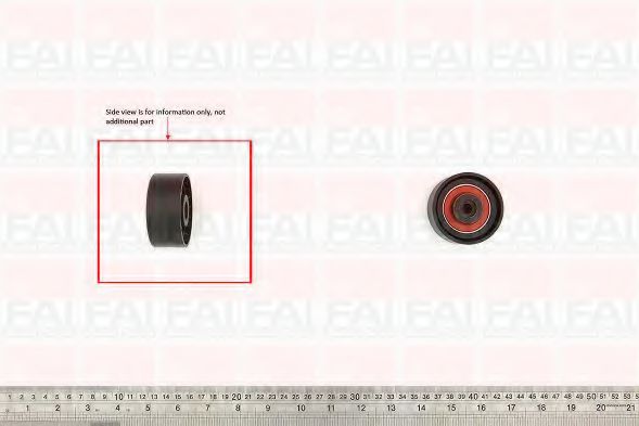 T9594 FAI+AUTOPARTS Belt Drive Deflection/Guide Pulley, v-ribbed belt