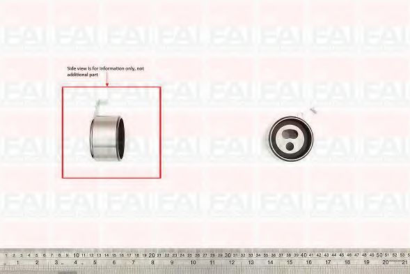 T9685 FAI+AUTOPARTS Tensioner Pulley, timing belt