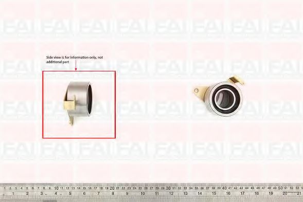 T9702 FAI+AUTOPARTS Tensioner Pulley, timing belt