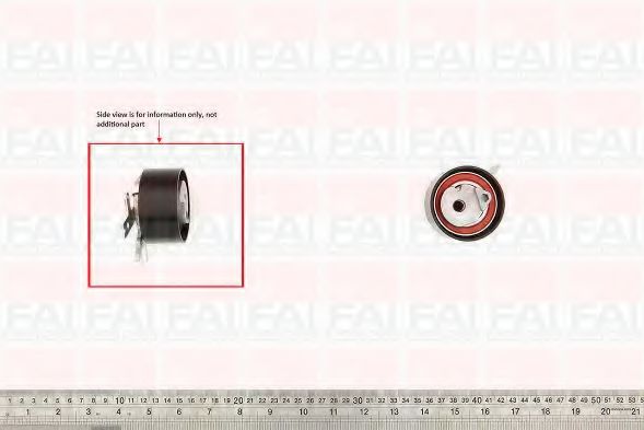 T9776 FAI+AUTOPARTS Tensioner Pulley, timing belt