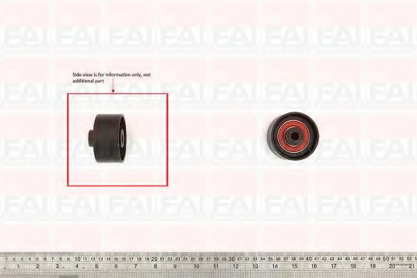 T9777 FAI+AUTOPARTS Deflection/Guide Pulley, timing belt